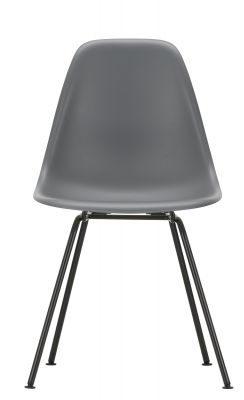 Eames Plastic Side Chair DSX Chair Vitra Colours 2019 Black - Granite grey